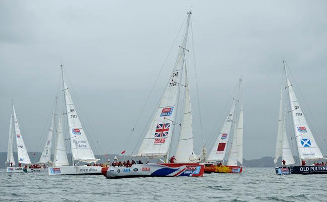 Fleets on the move © Clipper Ventures PLC . http://www.clipperroundtheworld.com